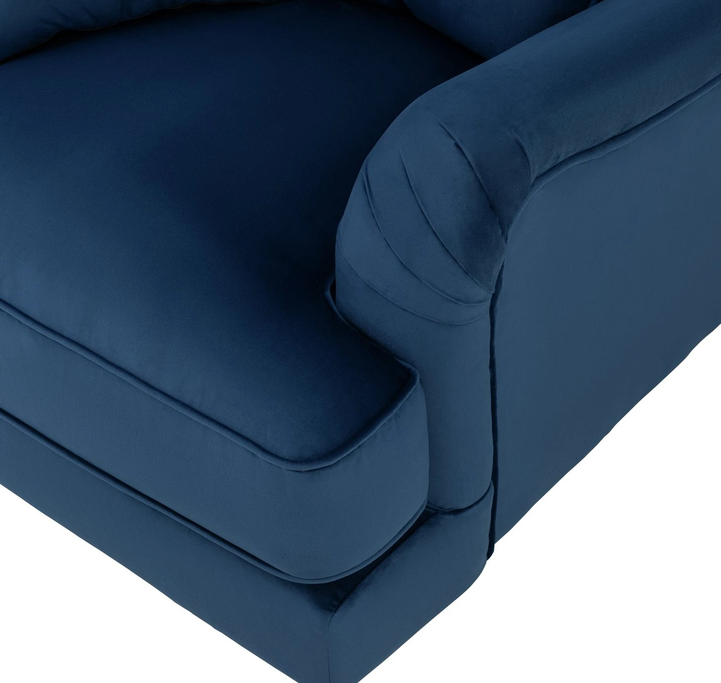 Habitat Matilda Velvet Armchair - Blue Habitat Matilda Velvet Armchair - Blue -Habitat Furni Sales 8878595 R Z006A