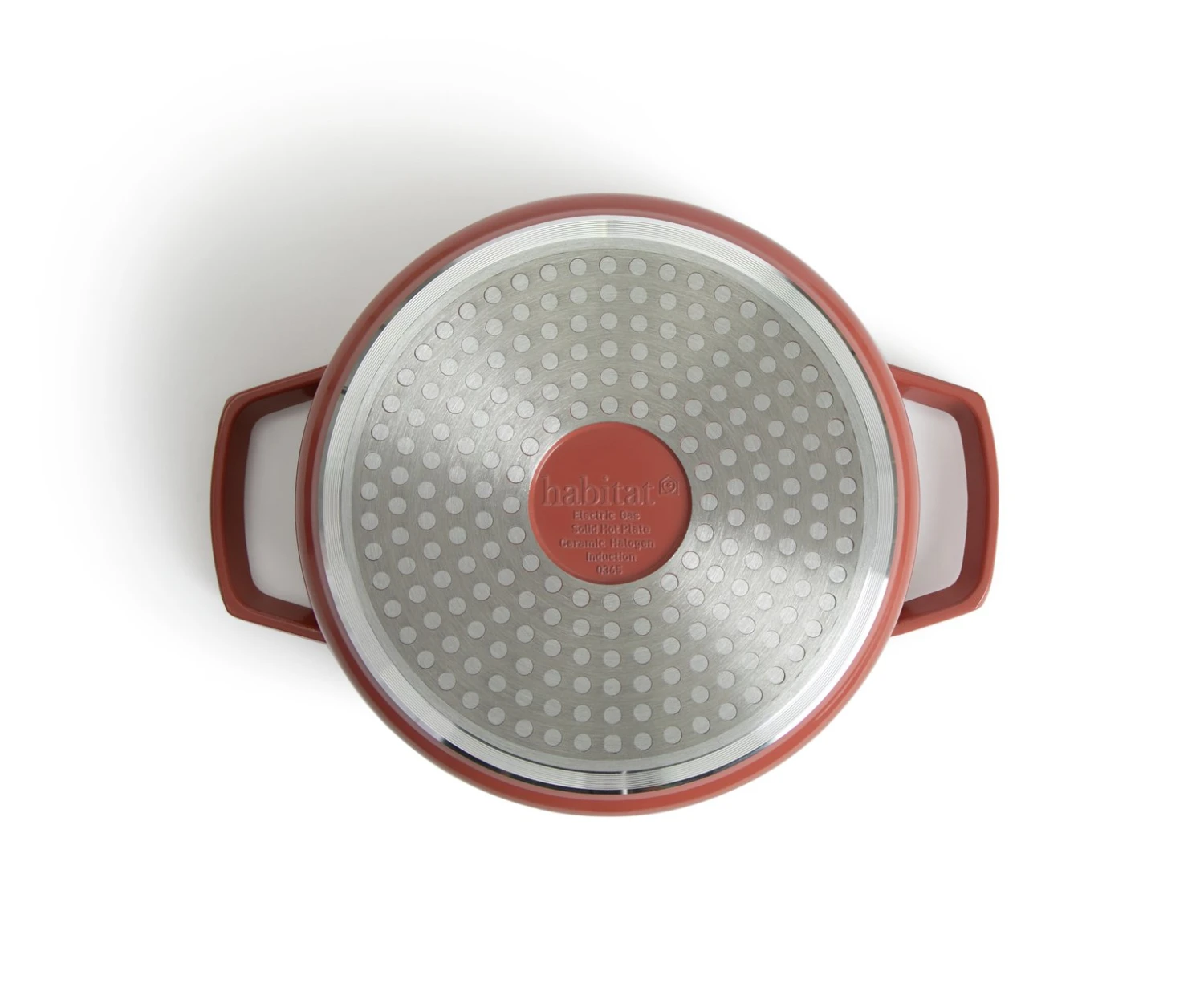 Habitat 2.4 Litre Cast Aluminium Casserole Dish - Red Habitat 2.4 Litre Cast Aluminium Casserole Dish - Red -Habitat Furni Sales 8884448 R Z004A