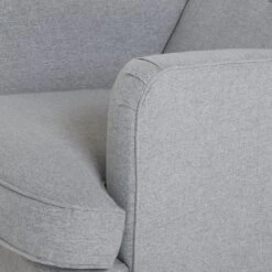 Habitat Callie Fabric Wingback Chair- Light Grey 7 Habitat Callie Fabric Wingback Chair- Light Grey -Habitat Furni Sales 8884950 R Z005A