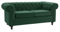 Habitat Chesterfield Velvet 2 Seater Sofa - Green -Habitat Furni Sales 8889924 R Z004A