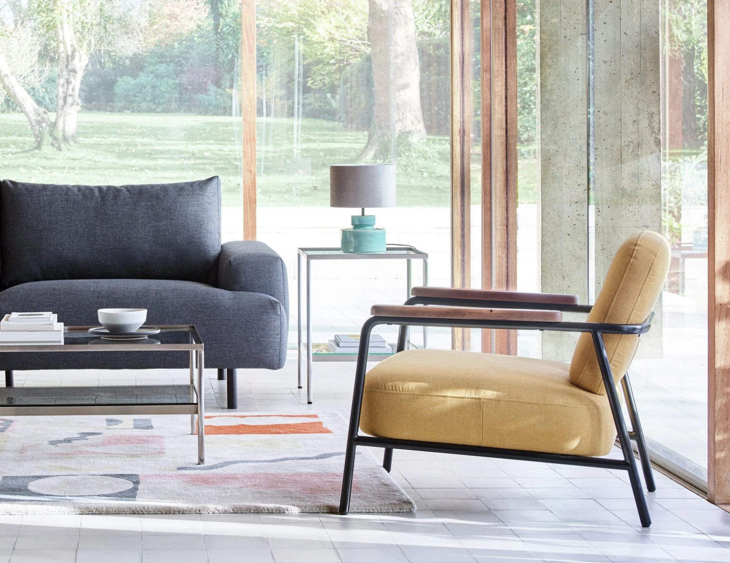 Habitat Cooper Fabric Armchair - Yellow Habitat Cooper Fabric Armchair - Yellow -Habitat Furni Sales 8899244 R Z002C