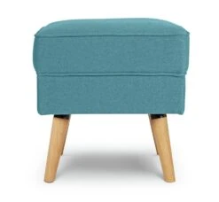 Habitat Callie Fabric Footstool - Teal -Habitat Furni Sales 8905327 R Z003A
