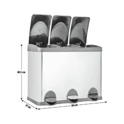 Habitat 45 Litre Triple Compartment Recycling Bin -Habitat Furni Sales 8909945 R Z020A