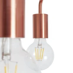 Habitat Rayner Steel LED Flush Ceiling Light - Rosegold -Habitat Furni Sales 8927226 R Z002A