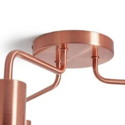 Habitat Rayner Steel LED Flush Ceiling Light - Rosegold -Habitat Furni Sales 8927226 R Z003A
