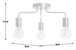 Habitat Rayner Steel LED Flush Ceiling Light - Rosegold -Habitat Furni Sales 8927226 R Z017A