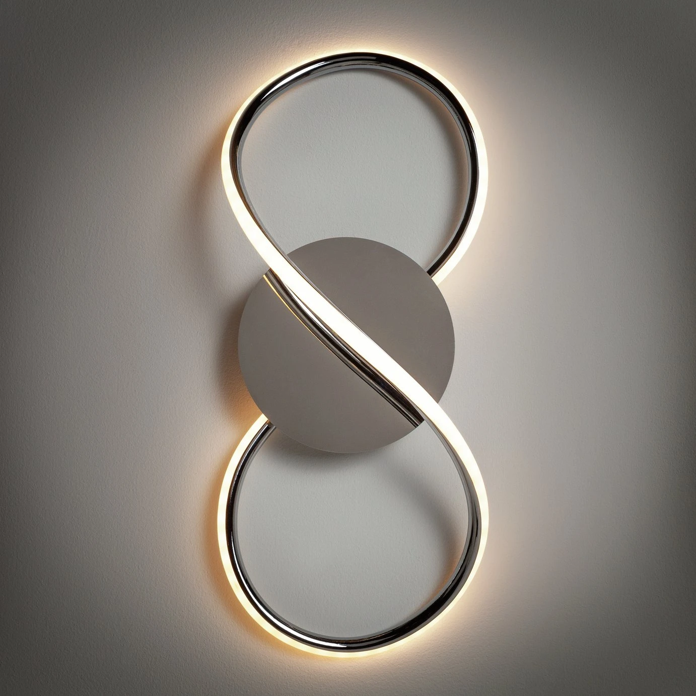 Argos Home Bowdon Metal LED Swirl Wall Light - Metalic Habitat Argos Home Bowdon Metal LED Swirl Wall Light - Metalic -Habitat Furni Sales 8929097 R Z002C