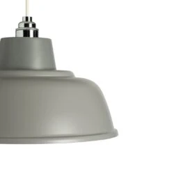 Habitat Core Metal Pendant Shade - Flint Grey 2 Habitat Core Metal Pendant Shade - Flint Grey -Habitat Furni Sales 8938909 R Z003A