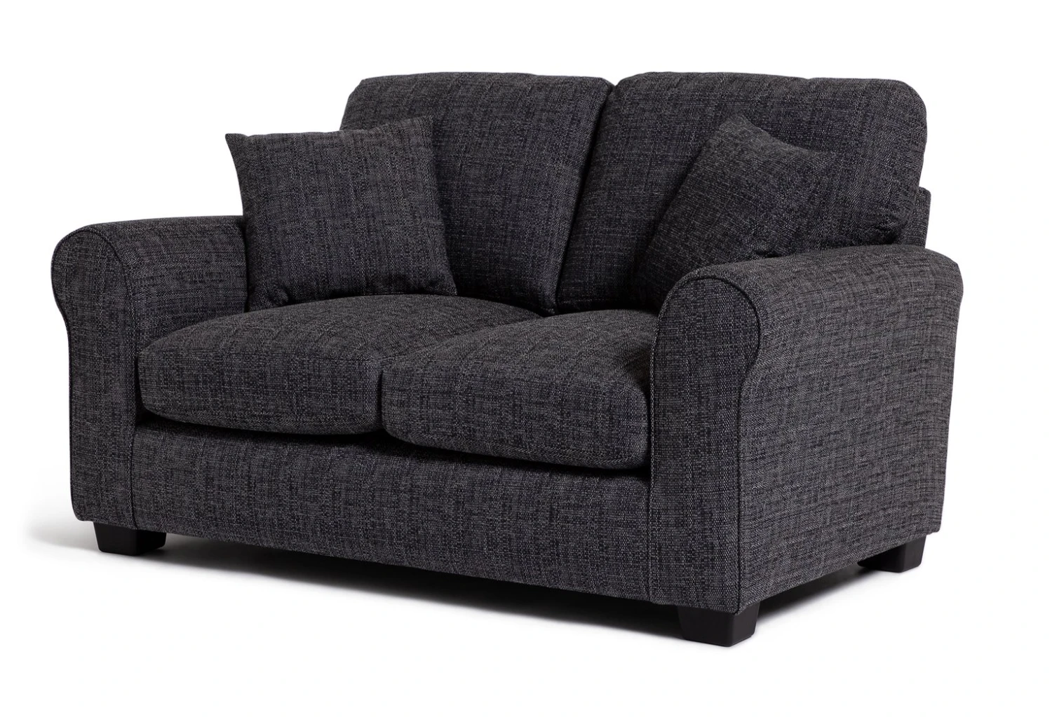 Habitat Lisbon Fabric 2 Seater Sofa - Charcoal Habitat Lisbon Fabric 2 Seater Sofa - Charcoal -Habitat Furni Sales 8948858 R Z002A