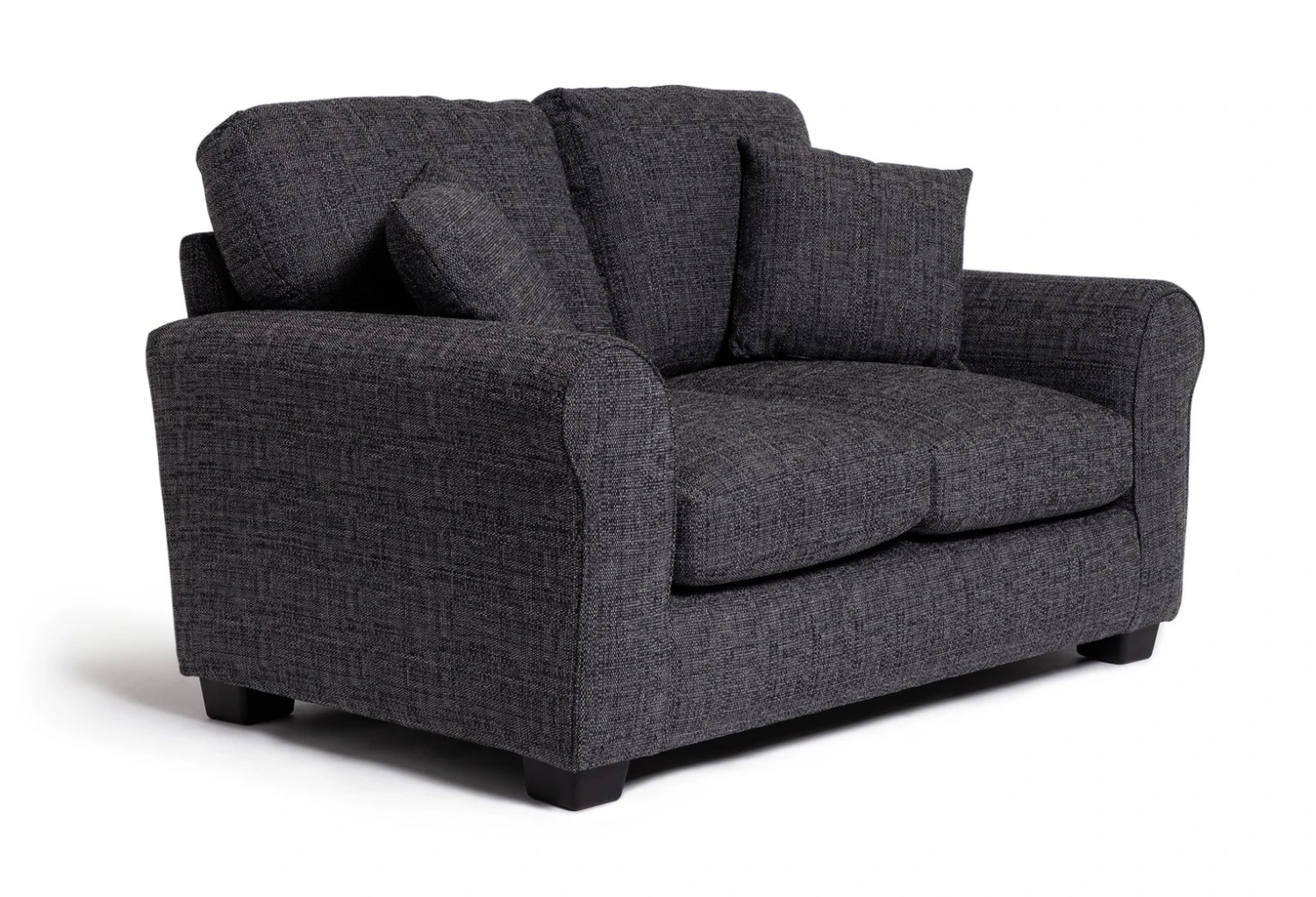 Habitat Lisbon Fabric 2 Seater Sofa - Charcoal Habitat Lisbon Fabric 2 Seater Sofa - Charcoal -Habitat Furni Sales 8948858 R Z004A