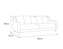 Habitat Swift Velvet 3 Seater Sofa - Moss Green 2 Habitat Swift Velvet 3 Seater Sofa - Moss Green -Habitat Furni Sales 8957870 R E020