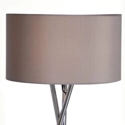 Habitat Tripod Floor Lamp - Grey And Chrome -Habitat Furni Sales 9132742 R Z006A