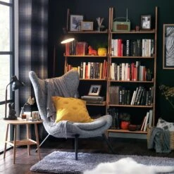 Habitat Robbie Fabric Accent Chair - Grey 7 Habitat Robbie Fabric Accent Chair - Grey -Habitat Furni Sales 9134362 R Z002C