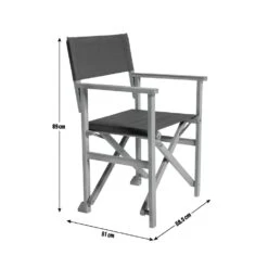 Habitat Folding Wooden Director Chair - White -Habitat Furni Sales 9135220 R E001