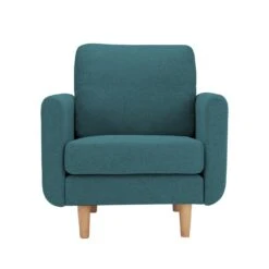 Habitat Remi Fabric Armchair In A Box -Teal