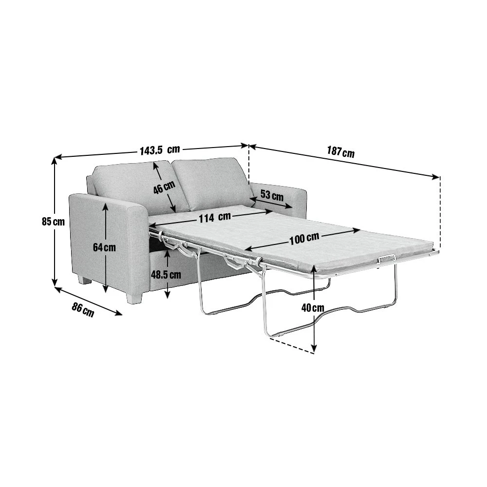 Habitat Apartment 2 Seater Fabric Sofa Bed - Navy Habitat Apartment 2 Seater Fabric Sofa Bed - Navy -Habitat Furni Sales 9169296 R Z020A