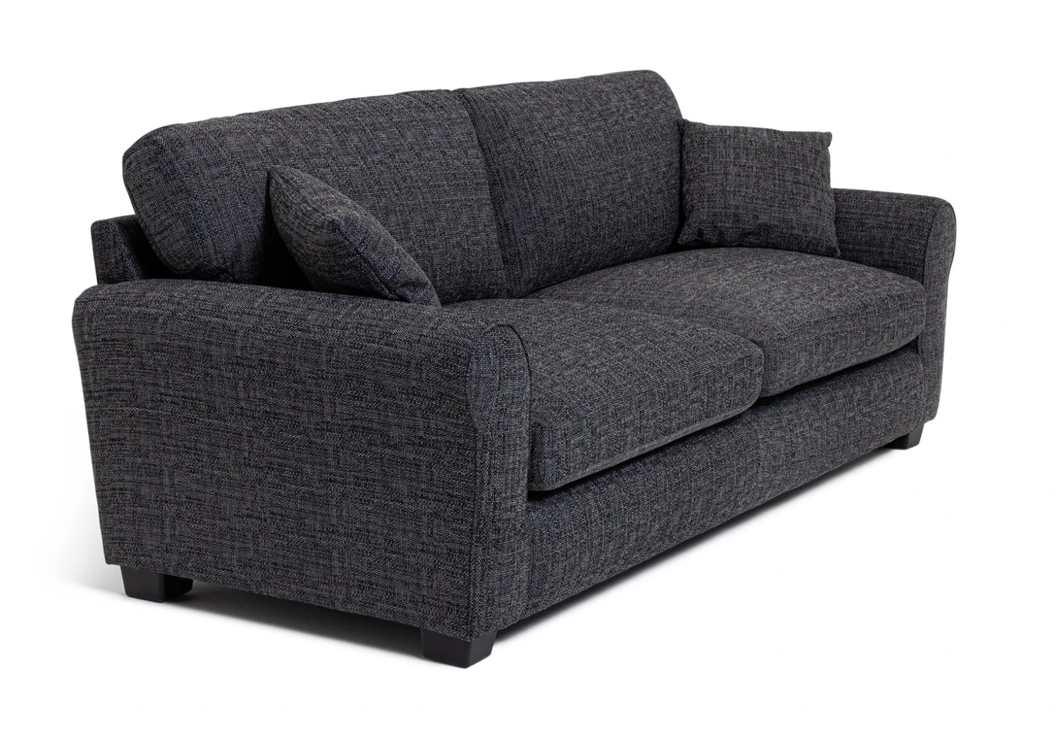 Habitat Lisbon Fabric 4 Seater Sofa - Charcoal Habitat Lisbon Fabric 4 Seater Sofa - Charcoal -Habitat Furni Sales 9178555 R Z004A