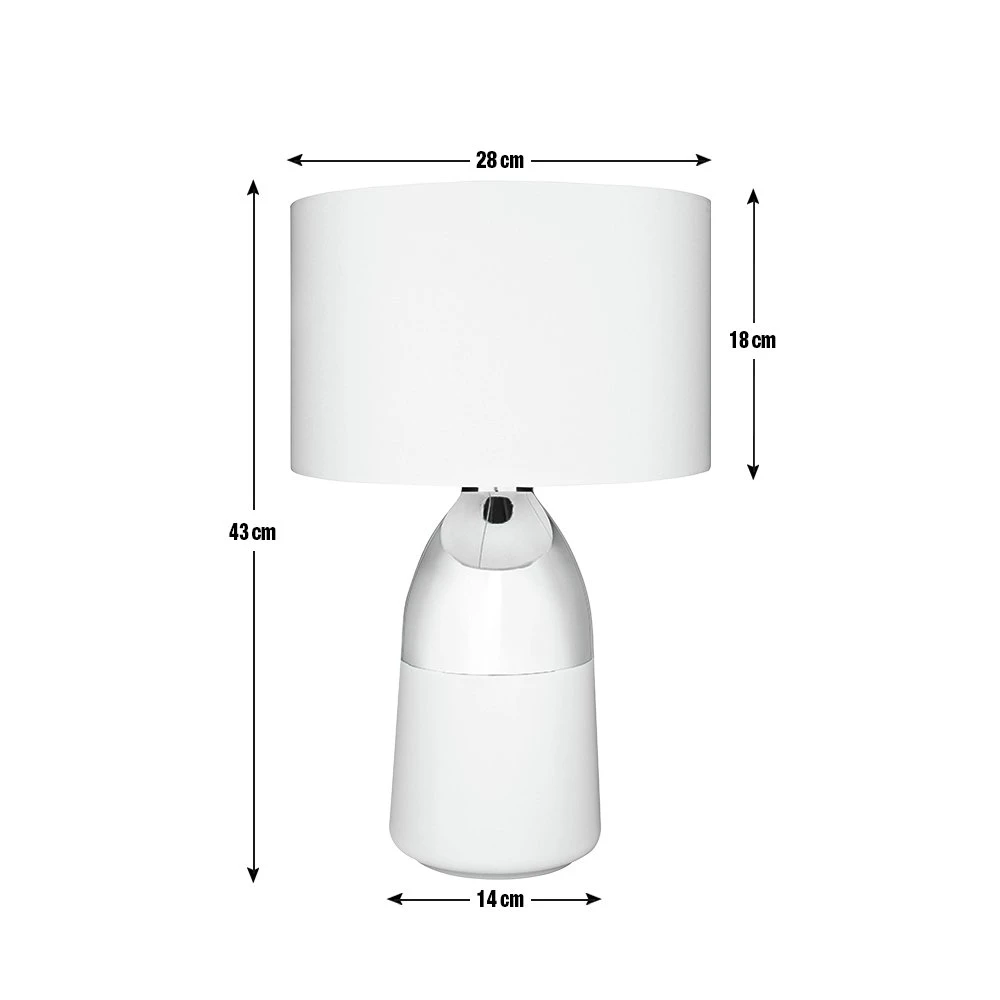 Habitat Pluto Touch Table Lamp - Copper & Grey Habitat Pluto Touch Table Lamp - Copper & Grey -Habitat Furni Sales 9179846 R Z020A