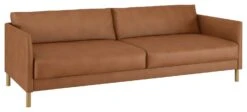 Habitat Hyde 3 Seater Leather Sofa Bed - Tan -Habitat Furni Sales 9185005 R Z009A