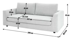 Habitat Brixley Fabric 3 Seater Sofa - Yellow -Habitat Furni Sales 9191336 R E001