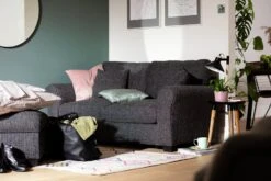 Habitat Lisbon Small Double Fabric Sofa Bed - Charcoal -Habitat Furni Sales 9198786 R Z001C