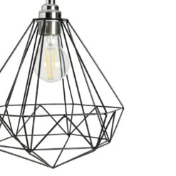 Habitat Kanso Wire Pendant Shade - Black -Habitat Furni Sales 9199462 R Z003A