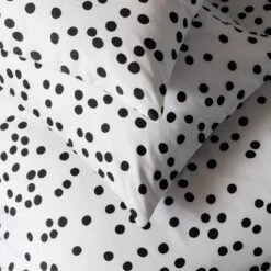 Habitat Cotton Dot Penny White & Black Bedding Set - Single 3 Habitat Cotton Dot Penny White & Black Bedding Set - Single -Habitat Furni Sales 9199747 R Z003A