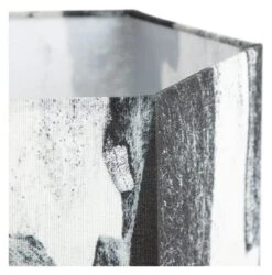 Habitat Whiteleaf Printed Column Floor Lamp - Black & White -Habitat Furni Sales 9201910 R Z002A