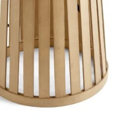 Habitat Achille Bamboo Table Lamp - Natural & White -Habitat Furni Sales 9202256 R Z003A