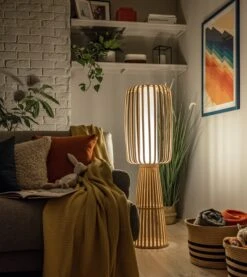 Habitat Achille Japonica Floor Lamp - Ash -Habitat Furni Sales 9202270 R Z003C