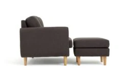 Habitat Remi Fabric 2 Seater Chaise Sofa In A Box - Charcoal -Habitat Furni Sales 9202304 R Z003A