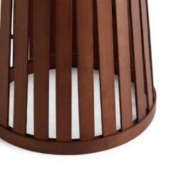 Habitat Achille Bamboo Table Lamp - Walnut & White -Habitat Furni Sales 9202414 R Z003A