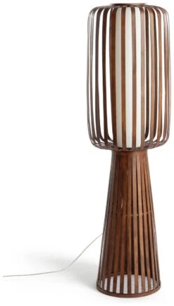 Habitat Achille Floor Lamp - Walnut -Habitat Furni Sales 9202483 R Z002A