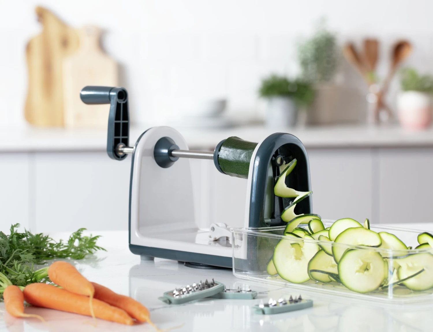 Habitat Large Spiralizer - Blue Habitat Large Spiralizer - Blue -Habitat Furni Sales 9203183 R Z001C