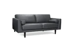 Habitat Jackson Leather 3 Seater Sofa - Grey -Habitat Furni Sales 9204601 R Z002A