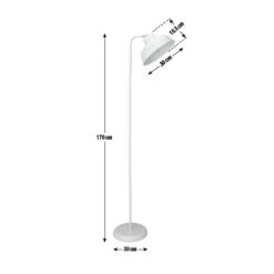 Habitat Benson Floor Lamp - Mustard -Habitat Furni Sales 9210114 R Z020A