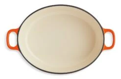 Habitat 4.7 Litre Cast Iron Oval Casserole Dish - Orange -Habitat Furni Sales 9212363 R Z002A