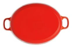 Habitat 4.7 Litre Cast Iron Oval Casserole Dish - Orange -Habitat Furni Sales 9212363 R Z004A