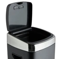 Habitat 30 Liter Square Touch Top - Black -Habitat Furni Sales 9212600 R Z003A