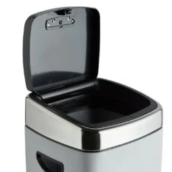 Habitat 30 Litre Square Touch Top Bin - Gunmetal -Habitat Furni Sales 9212662 R Z003A