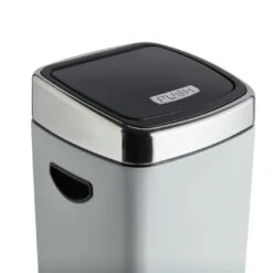 Habitat 30 Litre Square Touch Top Bin - Gunmetal -Habitat Furni Sales 9212662 R Z004A