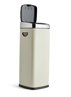 Habitat 30 Litre Square Touch Top Bin - Cream -Habitat Furni Sales 9212679 R Z002A