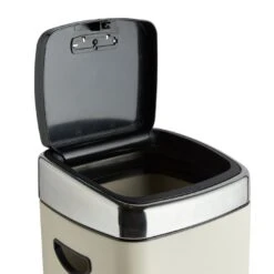 Habitat 30 Litre Square Touch Top Bin - Cream -Habitat Furni Sales 9212679 R Z003A