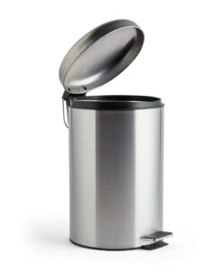 Habitat 12 Litre Domed Pedal Bin - Silver -Habitat Furni Sales 9212703 R Z002A