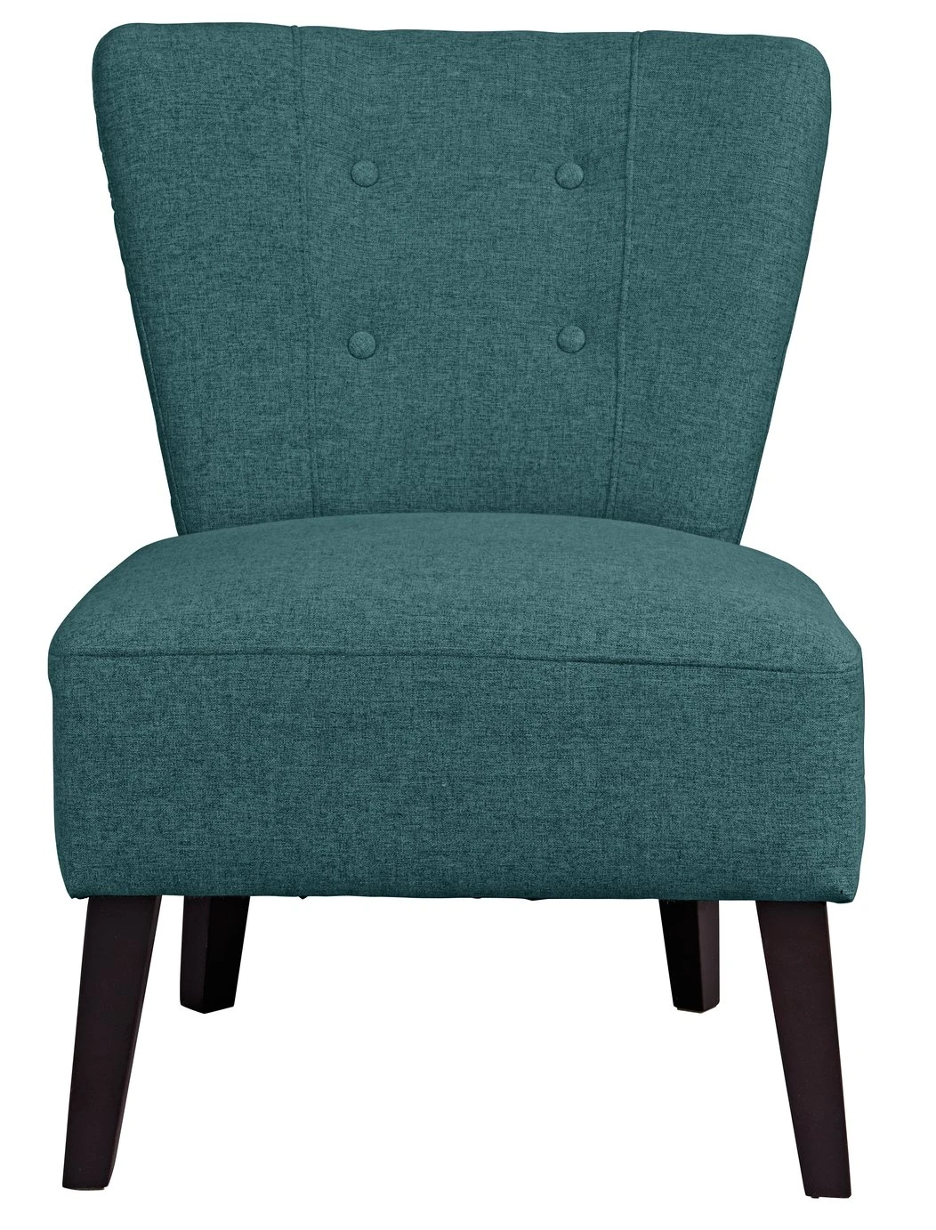 Habitat Delilah Fabric Cocktail Chair - Teal Habitat Delilah Fabric Cocktail Chair - Teal -Habitat Furni Sales 9213135 R Z001A