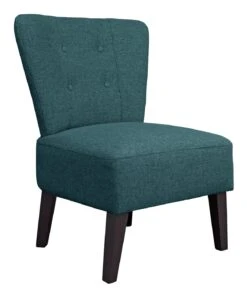 Habitat Delilah Fabric Cocktail Chair - Teal 4 Habitat Delilah Fabric Cocktail Chair - Teal -Habitat Furni Sales 9213135 R Z004A