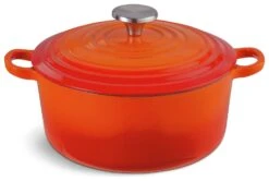 Habitat 3.3 Litre Cast Iron Casserole Dish - Orange -Habitat Furni Sales 9213197 R Z002A