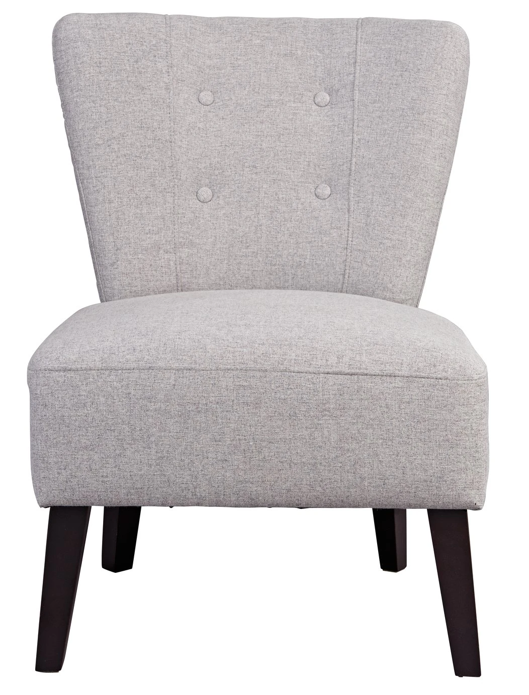 Habitat Delilah Fabric Cocktail Chair - Light Grey Habitat Delilah Fabric Cocktail Chair - Light Grey -Habitat Furni Sales 9221433 R Z001A