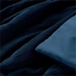 Habitat Studio Ribbed Throw - Navy Blue -Habitat Furni Sales 9244001 R Z002A