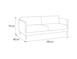 Habitat Hyde Velvet 3 Seater Sofa - Yellow 3 Habitat Hyde Velvet 3 Seater Sofa - Yellow -Habitat Furni Sales 9266292 R E001